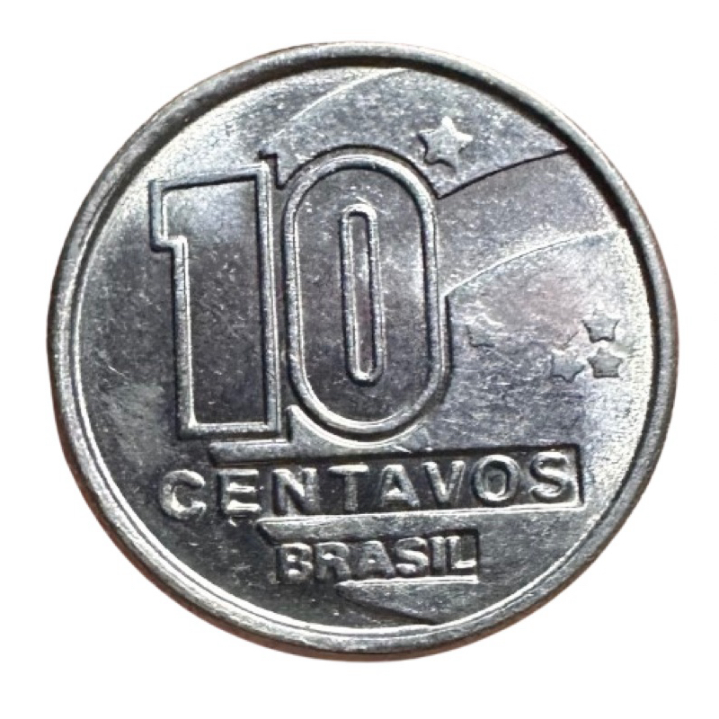 Moeda 10 Centavos 1990 - Garimpeiro (Cruzado Novo) - Aço Inox