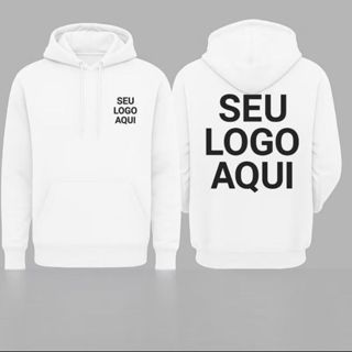 Moletom Canguru Personalizado Sua Arte Aqui | Estampa Exclusiva | Presente Criativo | Unissex em Oferta na Shopee