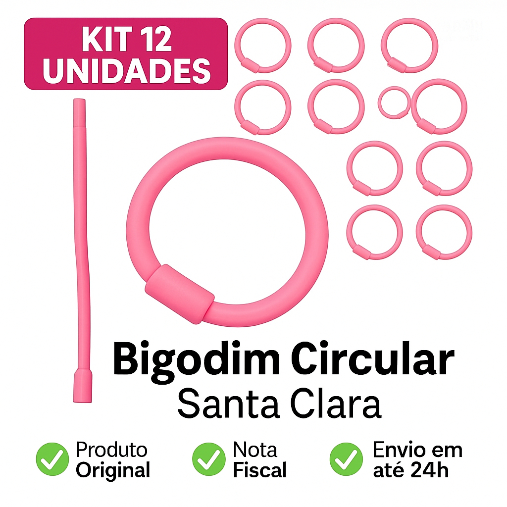 Kit 12 Bigodim Bigodinho Circular Santa Clara Nº1 Nº2 Nº3 – Santa Clara