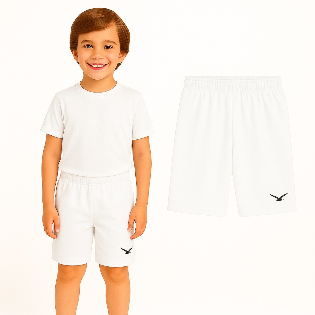 Conjunto Camiseta e Bermuda  Infantil E Juvenil Masculino Com Bolsos 04 á 16 Anos em Oferta na Shopee