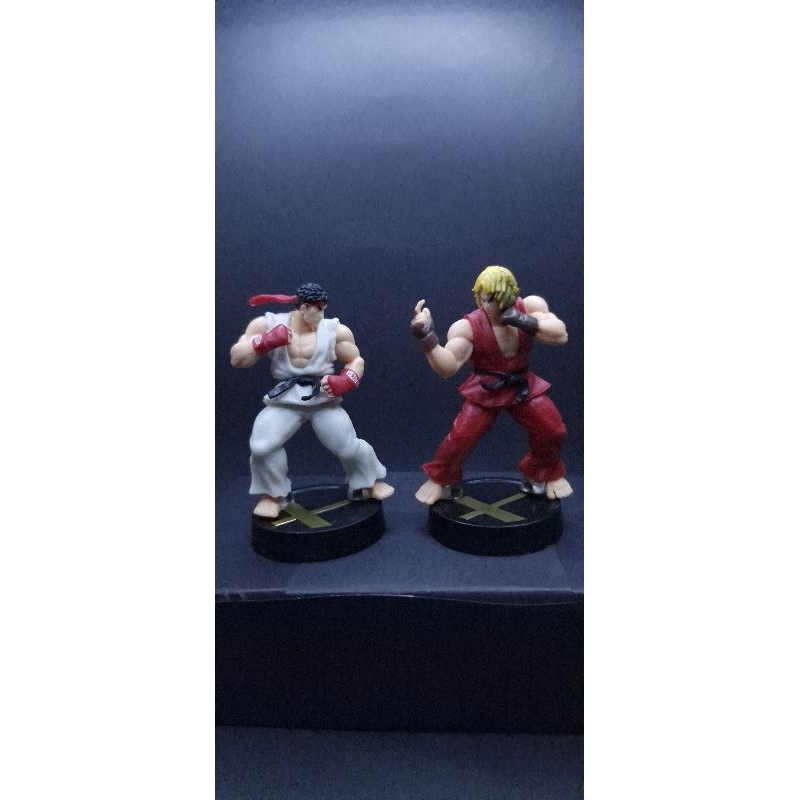 Bonecos Ryu e Ken, Jogo Street Fighter Action figures - Miniaturas Colecionáveis, Bonecos Ryu e Ken