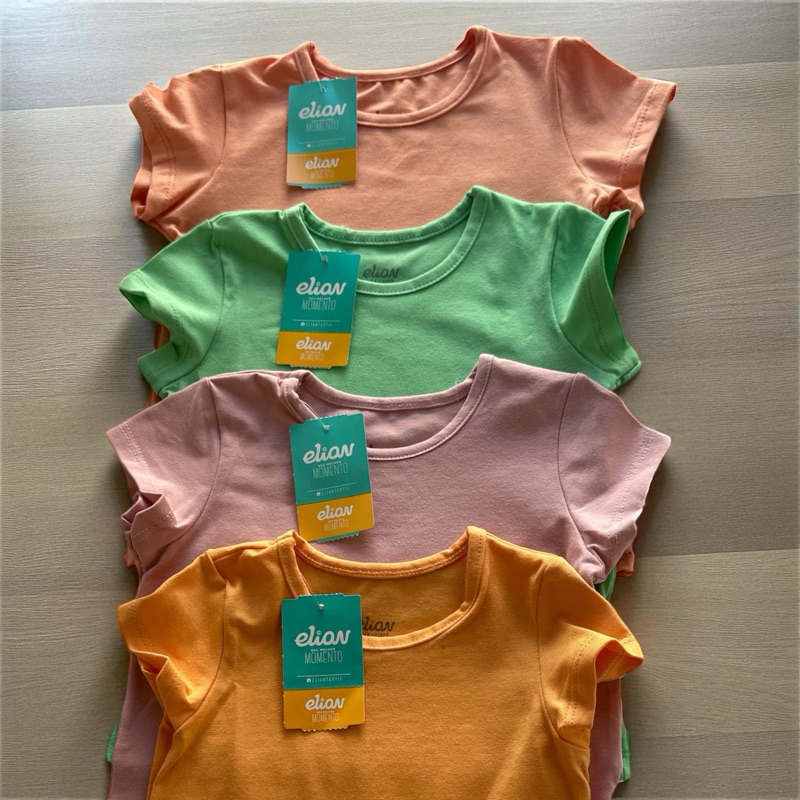 blusa infantil menina manga curta Elian feminina verão50030