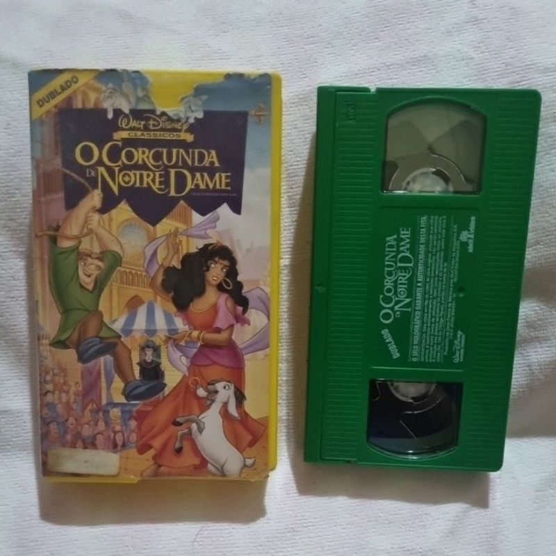 VHS Disney – O Corcunda de Notre Dame | Fita Verde | Dublado | Colecionador