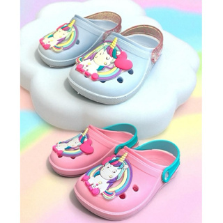 Babuche Sandália Menina Infantil Unicórnio Leve e Confortáv em Oferta na Shopee