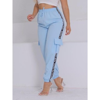Calça Cargo jogger Tactel UNISEX Tik Tok  laterais modelo  Com Bolsos PREMIUM em Oferta na Shopee