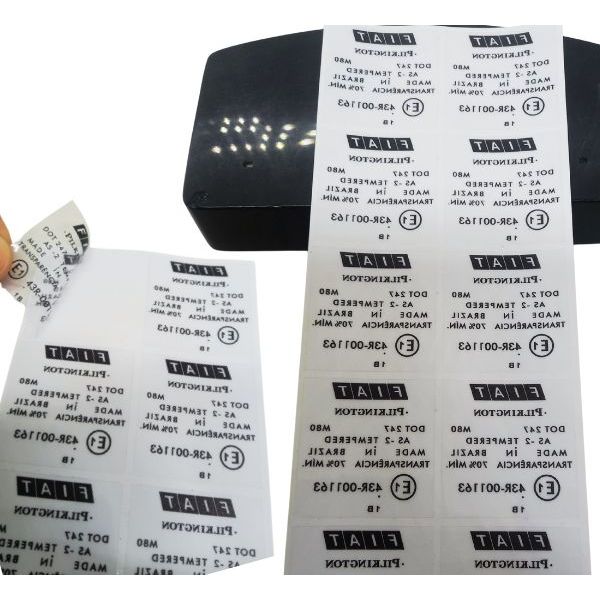 SELOS TRANSPARENTE DECALQUE VIDROS FIAT PILKINGTON (KIT C/12 UNDS)