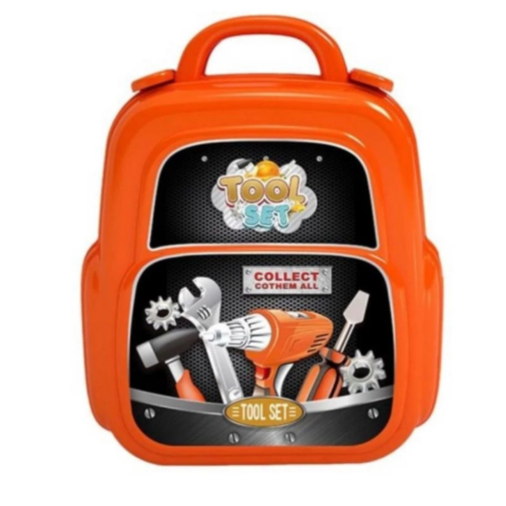Kit Maleta de Ferramentas Infantil 22 Peças 3 em 1 Tools
