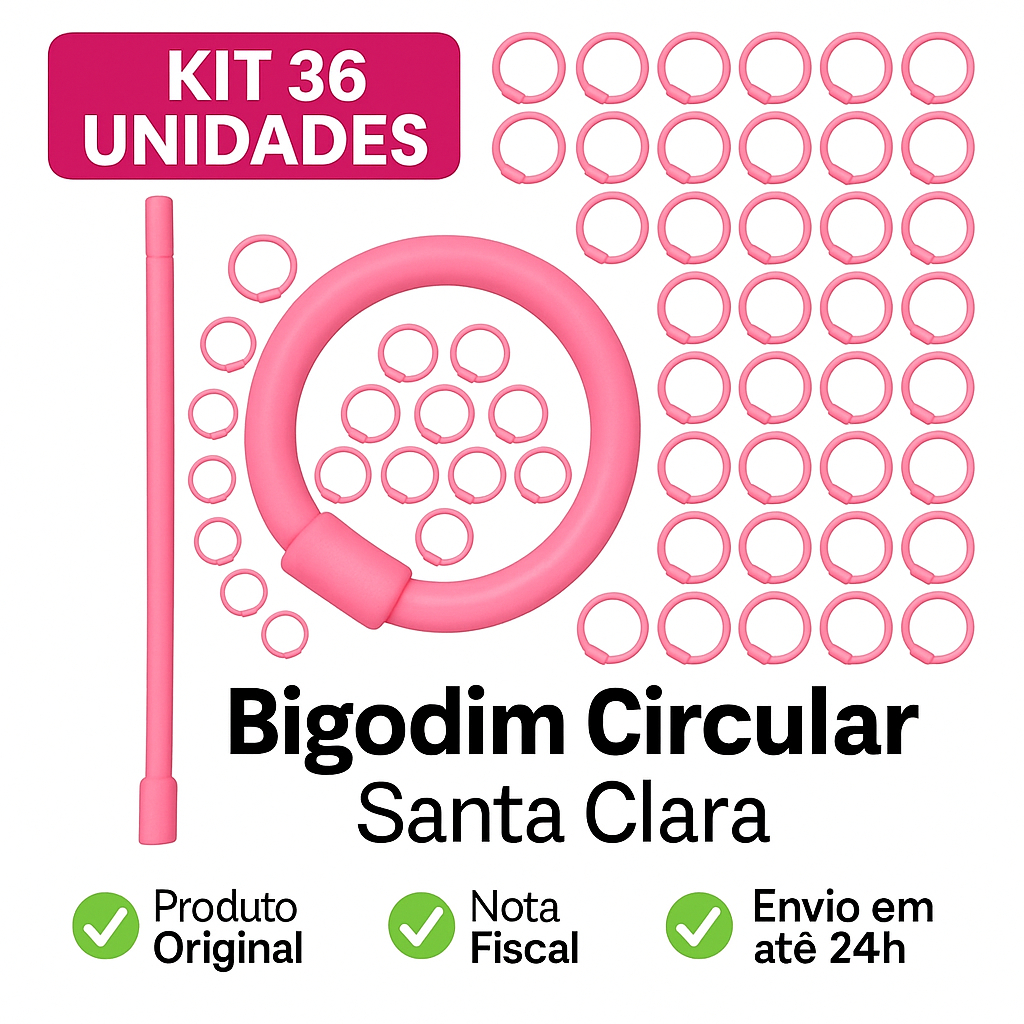 Kit 36 Bigodim Bigodinho Circular Santa Clara Nº1 Nº2 Nº3 – Santa Clara