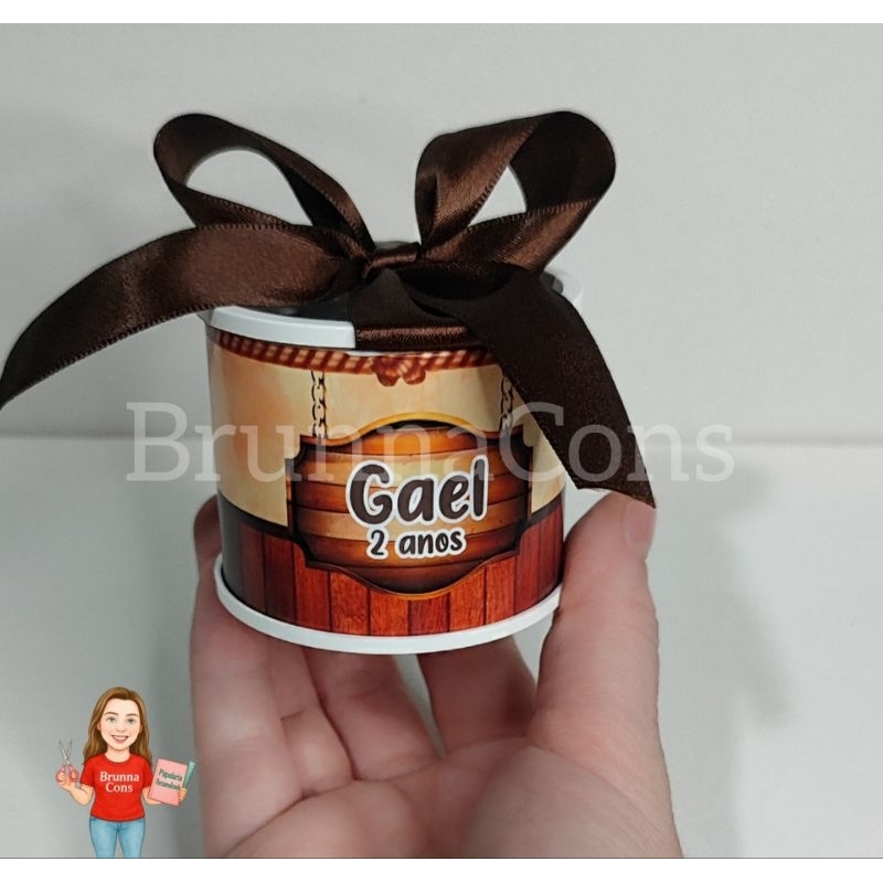 Kit10 Tubolatas Personalizadas-5x6- CAVALO - Lembrancinha Maternidade/Aniversário/Formatura - DIVERSOS TEMAS