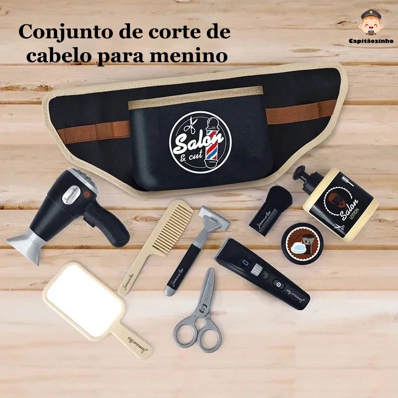 Kit De Brinquedo De Barbear Infantil Para Meninos Brinquedo