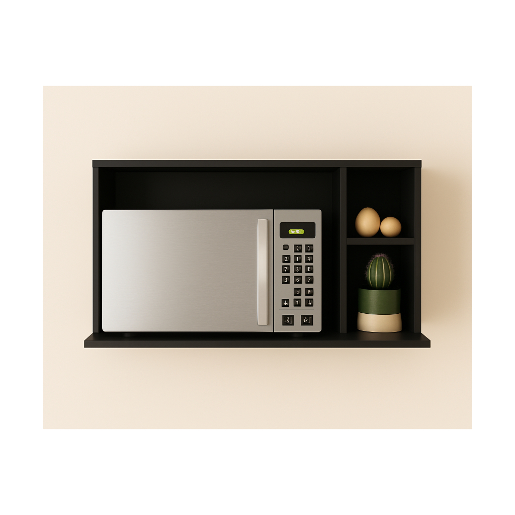 Armário Suporte Aéreo para Micro-ondas e Forno Elétrico – Cozinha Moderna Madeira JDC HOME