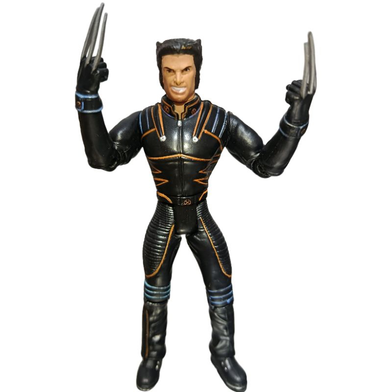 boneco X-Men do filme toyBiz Wolverine Logan roupa do filme raro