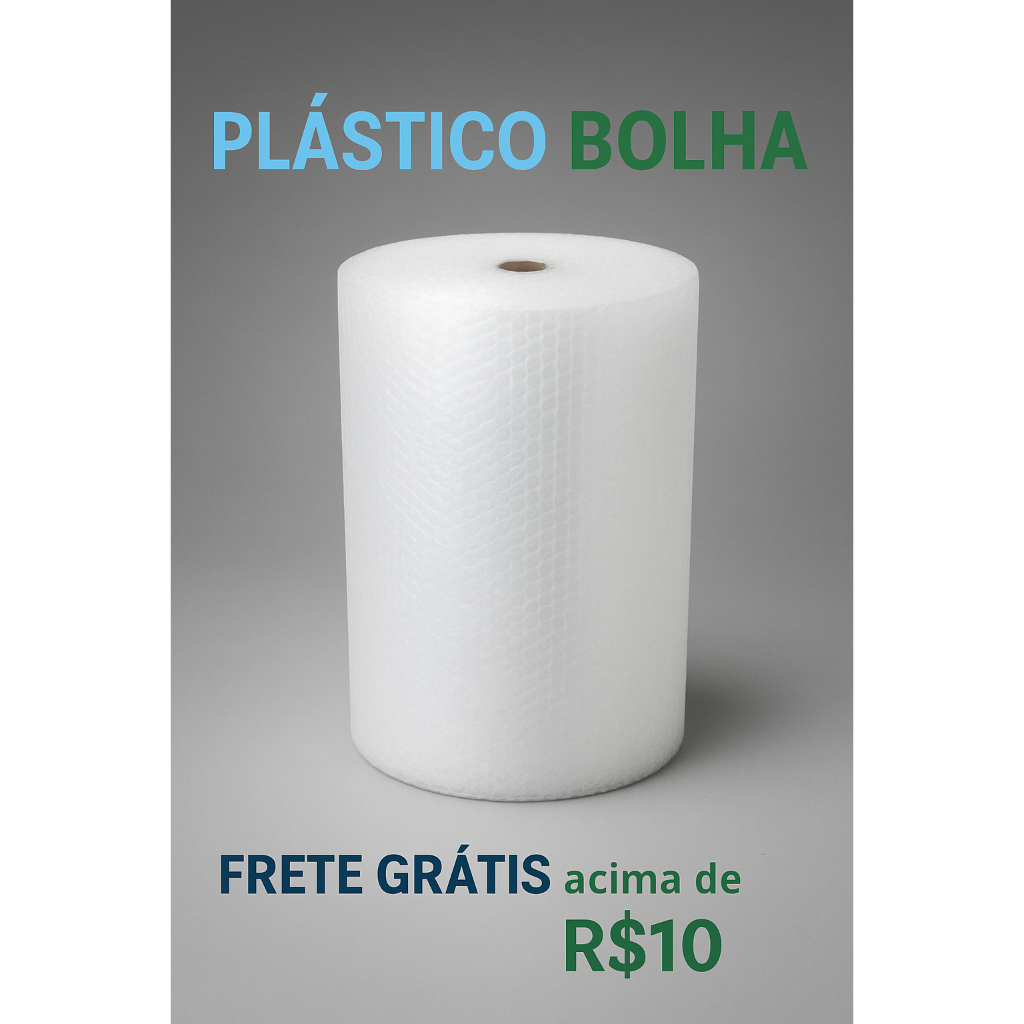 Plástico Bolha 65 Cmx100 Metros 25 Micras Mudança \ Ecommerce- ENVIO EM 24 HRS