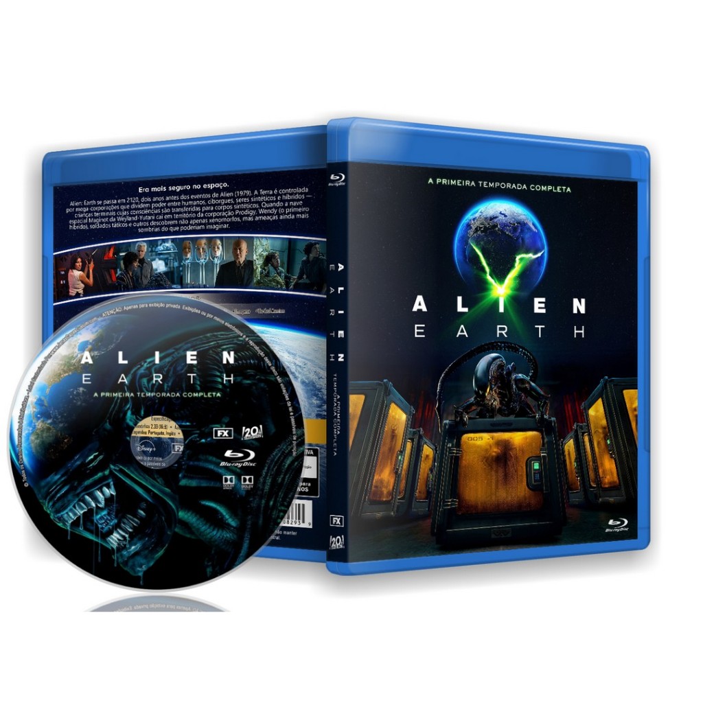 Série Bluray: Alien: Earth (2025) 1º Temporada Dublado e Legendado (Sem Estojo)