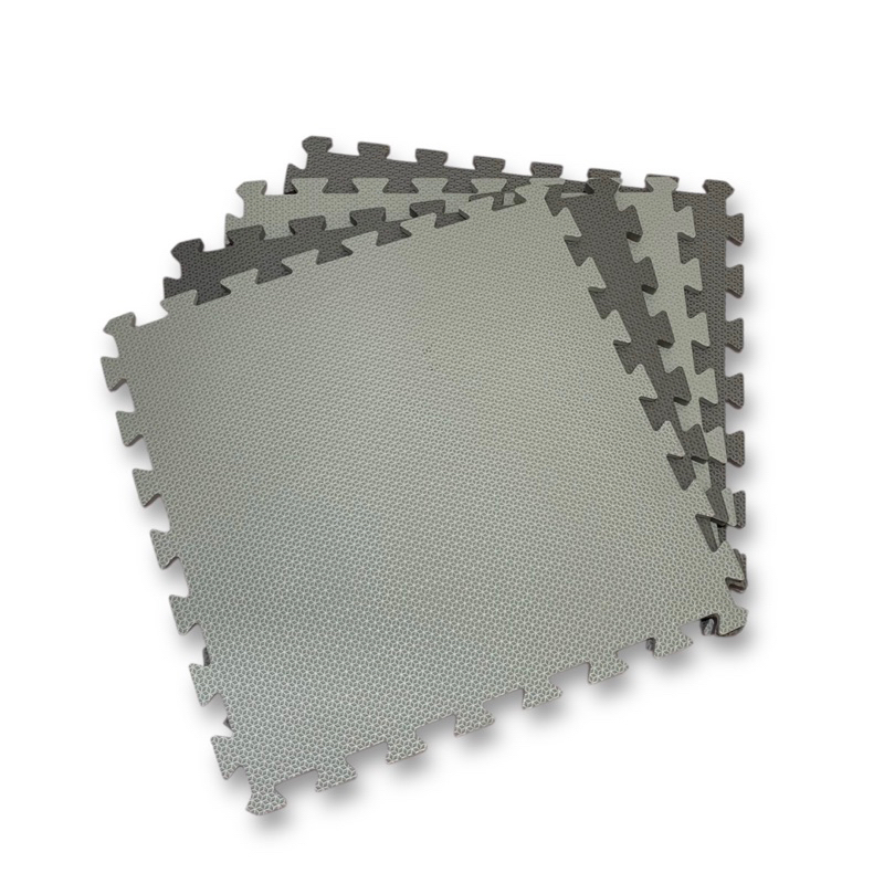 Kit 12 Tatame Tapete Esportivo Eva Premium 50x50x10mm Tons de Cinza com Bordas Acabamento em Oferta na Shopee