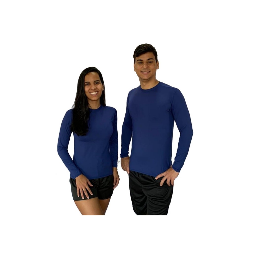 CAMISA TÉRMICA MASCULINA FEMININA  PROTEÇÃO UV 50 -P M G GG XG