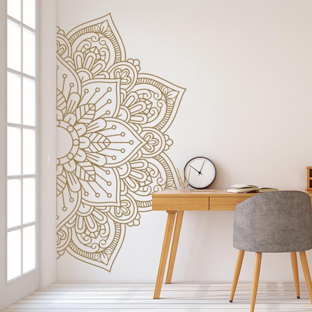Adesivo para Decoração de Parede Mandala Casa, Sala, Quarto, Cozinha, Banheiro