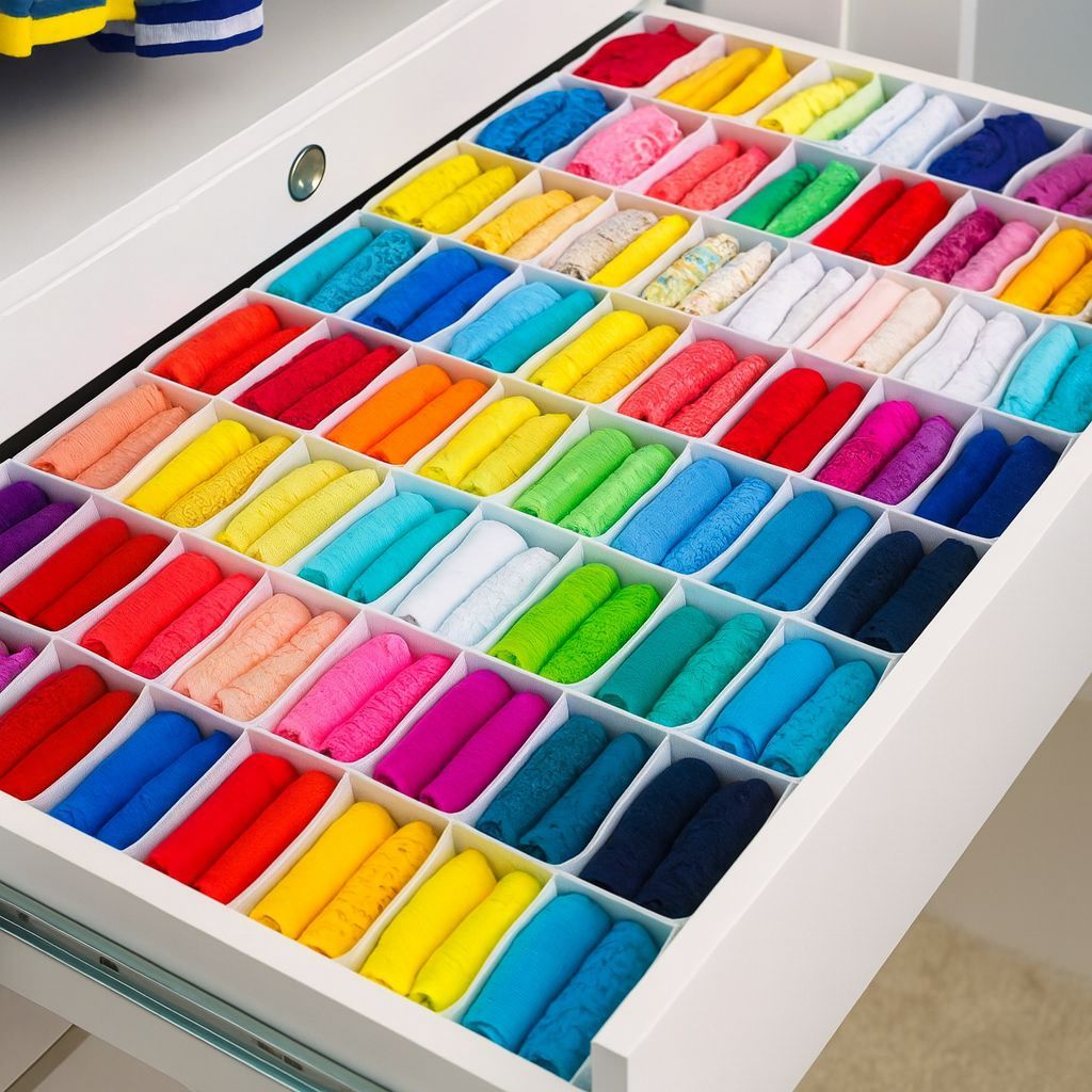 Colmeia Organizadora de Gavetas para calcinha/cuecas/meias/roupas bebê/camisetas - Organizamais em Oferta na Shopee