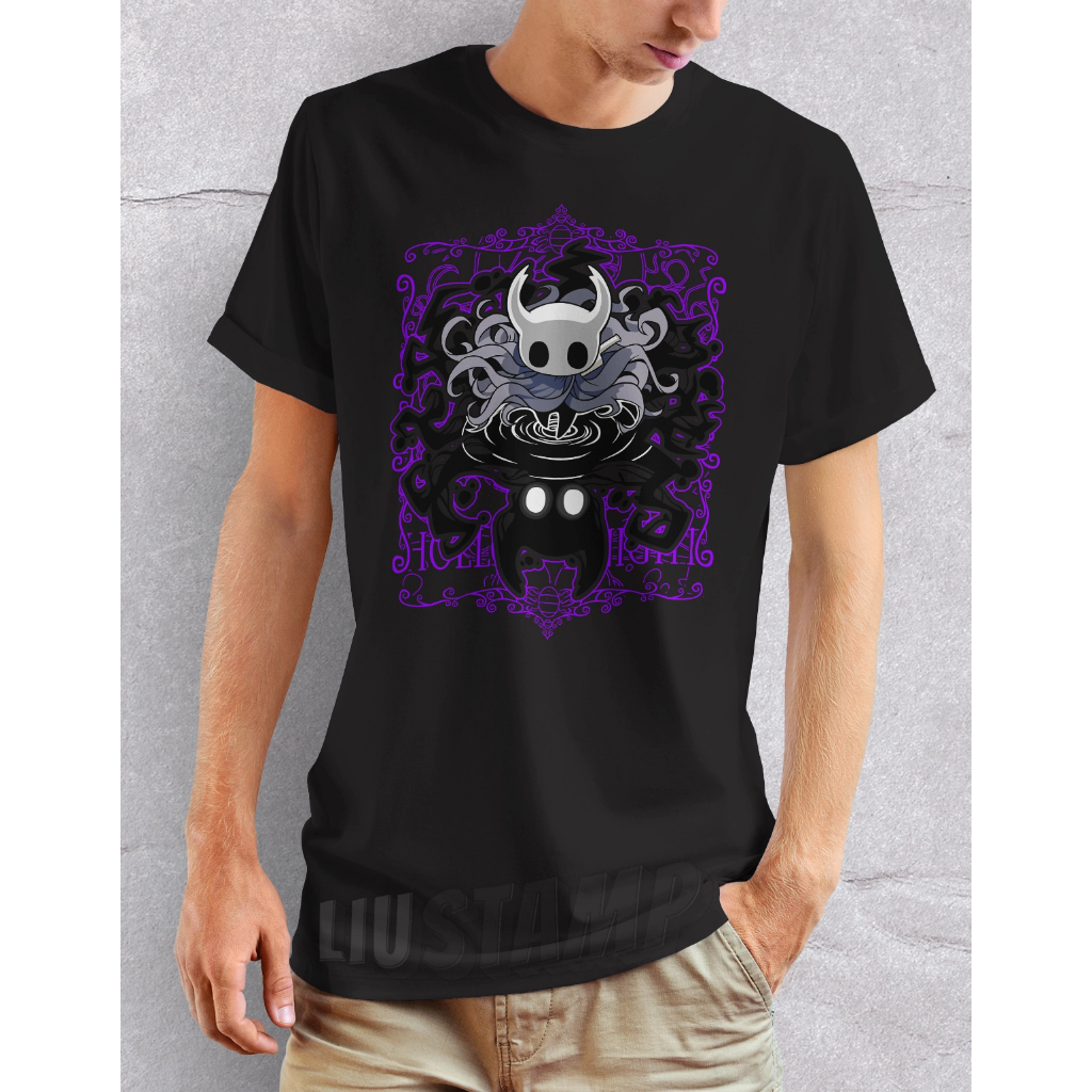 Camiseta Jogo Hollow Knight Ghost Cavaleiro Oco Vazio Jogo Silksong