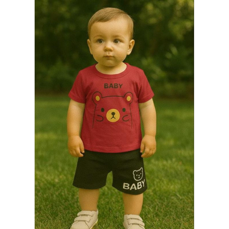Conjunto luxo bebê menino, conjunto verão bebê menino estiloso e confortável, ENVIO IMEDIATO