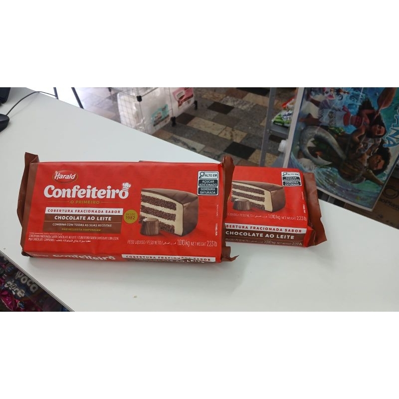 Barra de Chocolate 1kg Confeiteiro - Comprar com Melhor Preço em Lanches