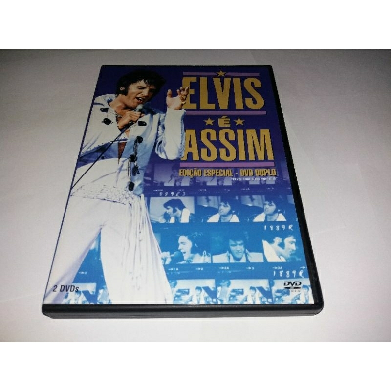 Dvd Duplo - Elvis Presley - Elvis E Assim - 1970 - Oficial - Dublado