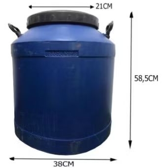 BARRICA 50 LITROS GALÃO BARRIL. em Oferta na Shopee
