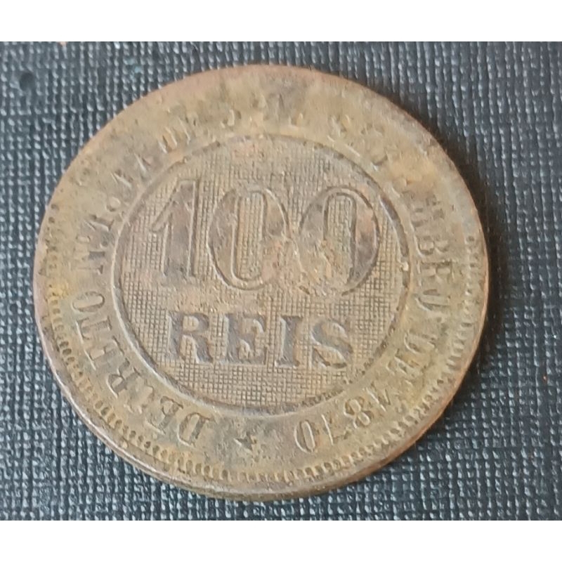 Moeda 100 Réis 1889