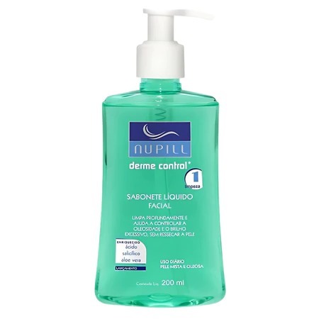 Sabonete Nupill Derme Control - pele mista a oleosa 200ml