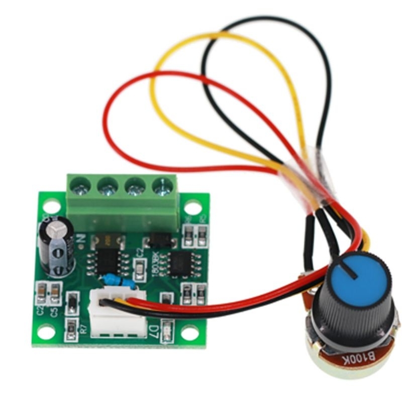 Controlador de velocidade dControlador de velocidade do motor pwm dc, módulo de controle automático 2a, baixa tensão dc