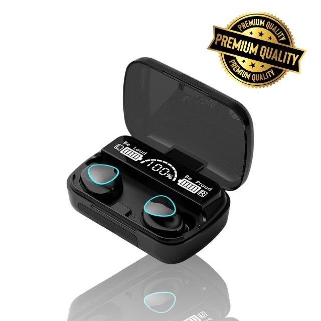 Fone Bluetooth  M10 V5.1 TWS Sem Fio com Base Digital e Power Bank – Som Estéreo Premium em Oferta na Shopee