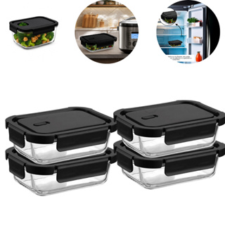 Jogo de Pote Vidro Hermético 640ml Anel Vedação com 4 Travas Marmita de vidro com tampa em Oferta na Shopee