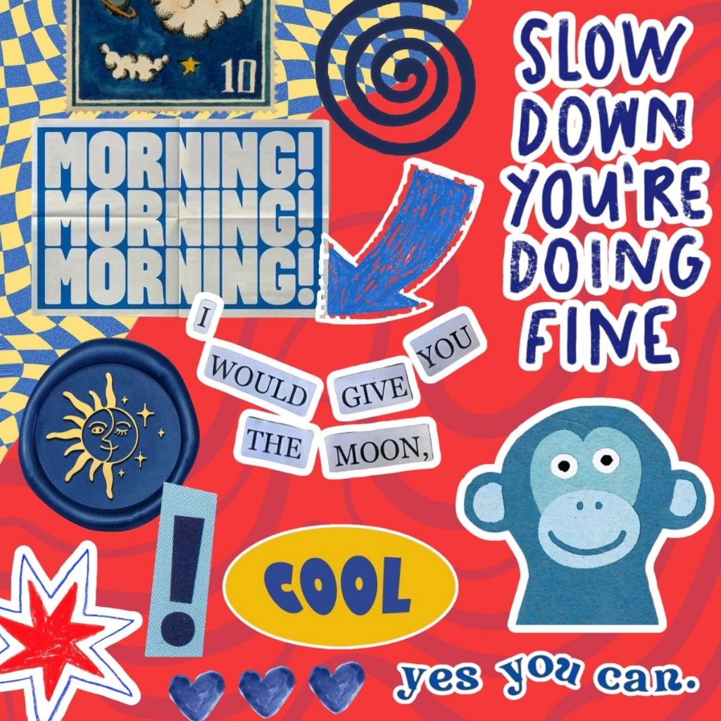 19 Adesivos Elementos Gráficos Azul À prova d'água Para Colagem e Personalização de Journal Kindle Garrafa em Oferta na Shopee