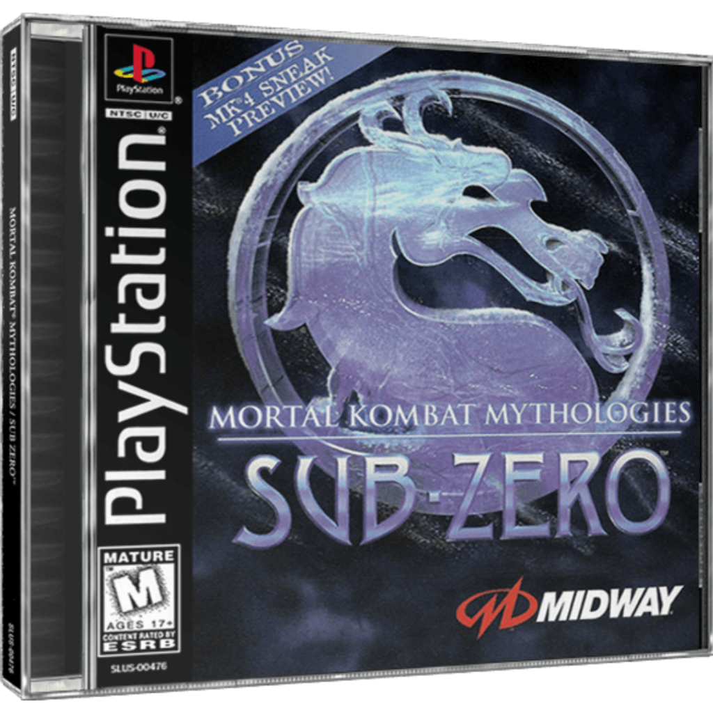 Mortal Kombat Mythologies - Sub-Zero - PS1