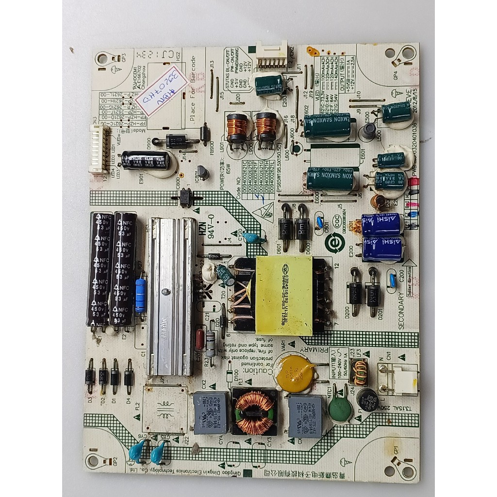 placa da fonte tv hbuster hbtv-32l07hd / 0320401036
