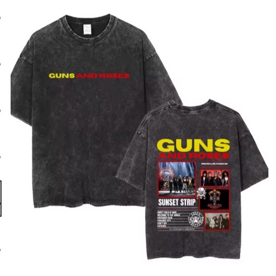 Camiseta Camisa Blusa Algodão Unissex Camiseta Rock Guns N’ Roses – Atitude, Estilo e História em Oferta na Shopee