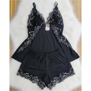 Baby Doll Suede Bicolor 38 ao 52 Pijama Feminino Plus Size Conforto Verão
