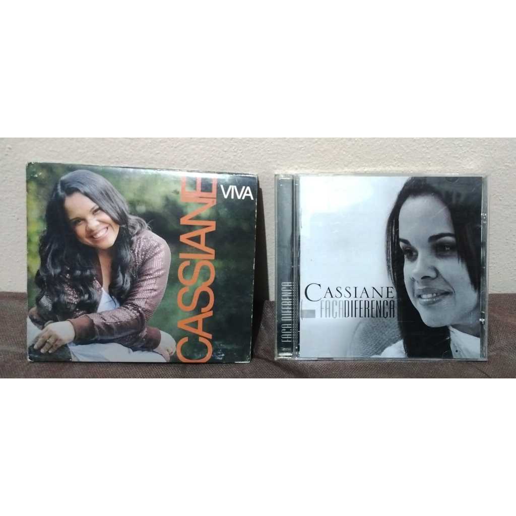 2 Cds  Cassiane Faça Diferença e Viva - Tiragem AA