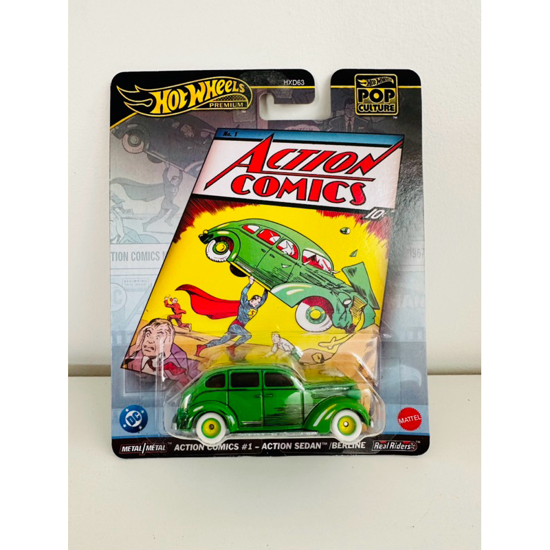 hot Wheels premium superman action comic 1 Berline