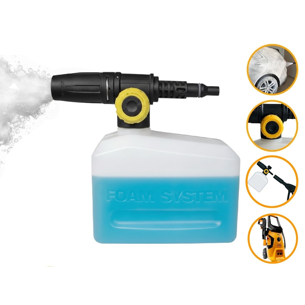 Canhão Espuma Snow Foam Wap Ousada WL 2600 Aplicador Detergente Difusor Espuma Densa Lavadora
