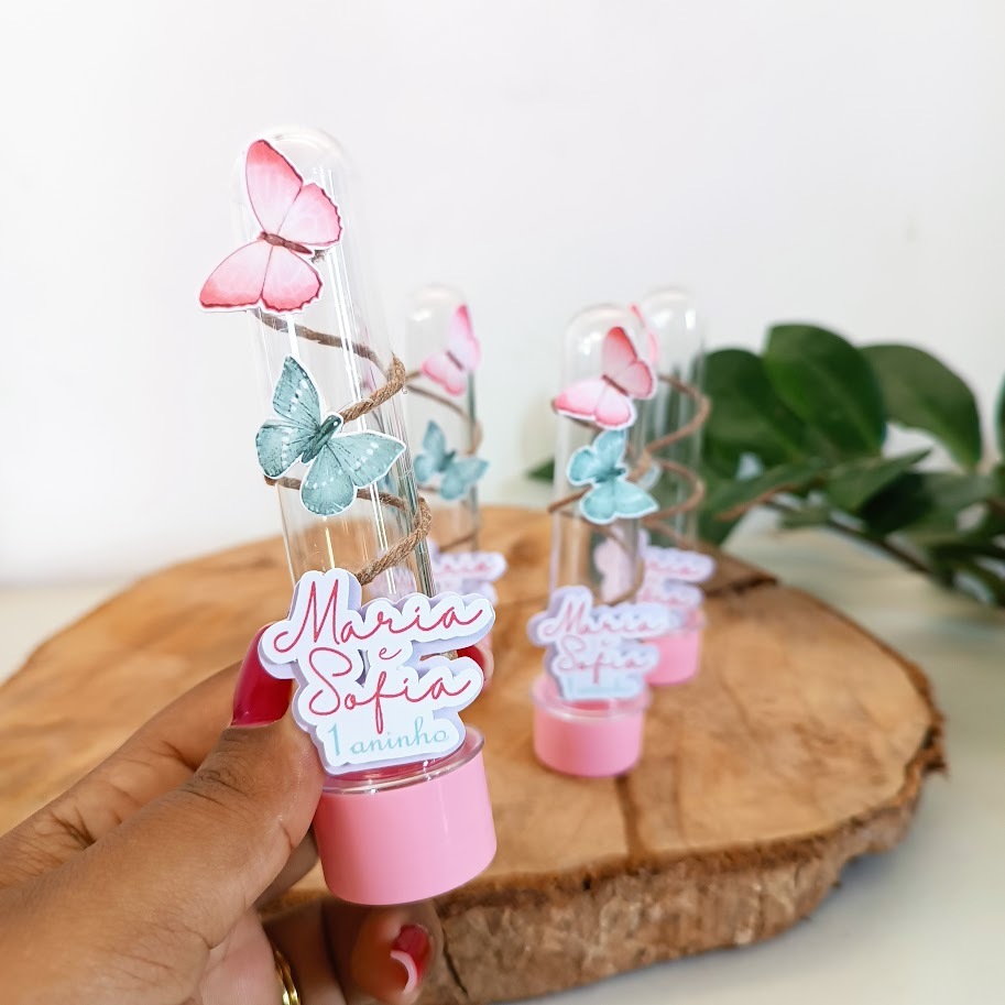 Tubete JARDIM BORBOLETA |Personalizados|Lembrancinhas| Decoração Infantil | Aniversário