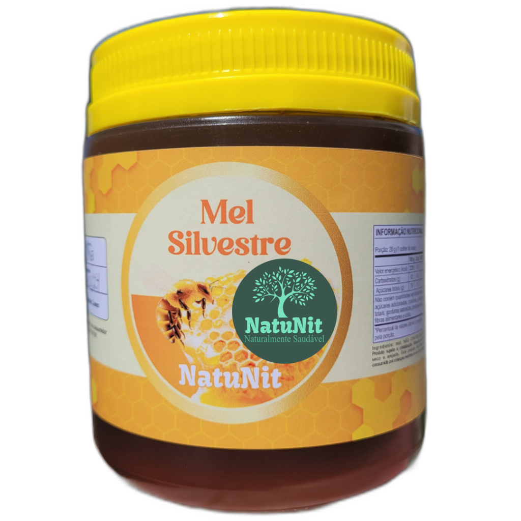 Mel Silvestre Puro Natunit | Qualidade Premium 100% Natural | 500g 1kg em Oferta na Shopee