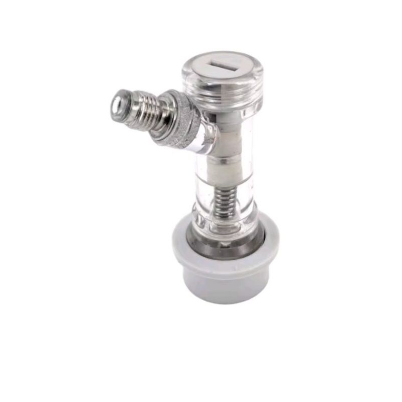 Conector Ball Lock Premium Para Entrada de gás MFL com válvula de retenção integrada com rosca