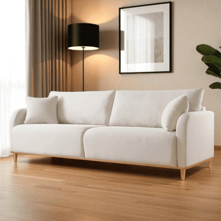 Sofá Camila Luxo 1,60m Fixo 2 Lugares Madeira Maciça 3 Lugares Castellar Móbile em Oferta na Shopee