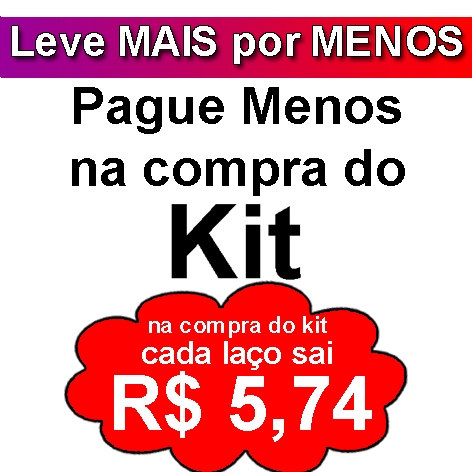 Lacinhos de Veludo de Bebê na Fita Autocolante ou Bico de pato
