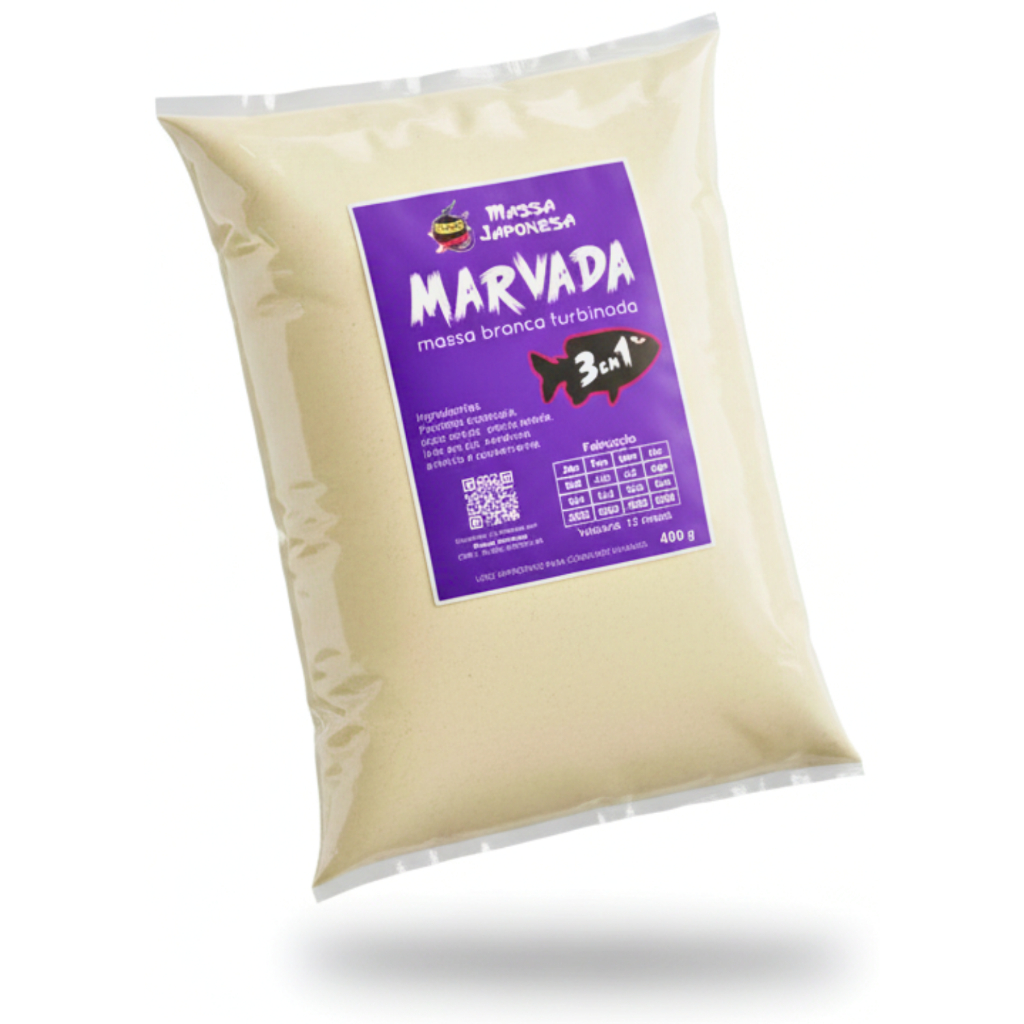 Massa Marvada Branca 3 Em 1 Massa Branca 400g Para Pesca Tamba Tambaqui Tambacu Pacu Tilapia
