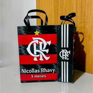 Sacolinha Personalizada Flamengo Lembrancinha aniversário infantil Tamanho P, M e G  Todos os Temas em Oferta na Shopee