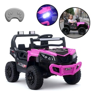 Mini Quadriciclo Utv Infantil 12v Som Bluetooth Luz Carrinho Elétrico com Controle Remoto em Oferta na Shopee