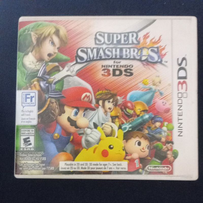 Super Smash Bros. 3DS - 3ds americano original RARO
