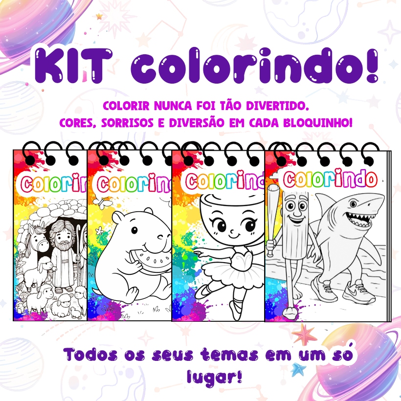 Kit colori pintar Mini Lembrancinha de Colorir com o seu TEMA PERSONALIZADO LEMBRANCINHA PARA SUA FESTA ANIVERSARIO